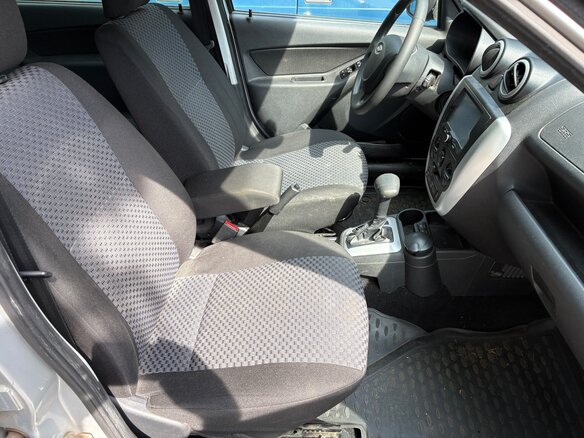 2014 Lada (ВАЗ) Granta I, серый, 550000 рублей - вид 7