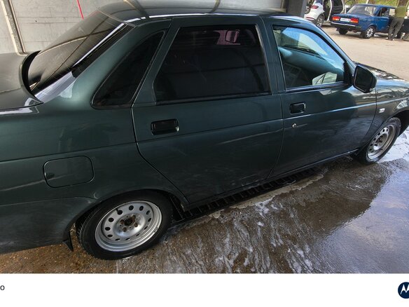 2008 Lada (ВАЗ) Priora I, зелёный, 210000 рублей - вид 12