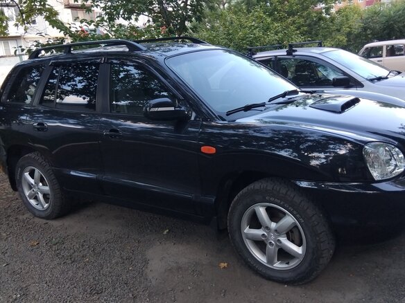 2012 Hyundai Santa Fe Classic Classic, чёрный, 1090000 рублей