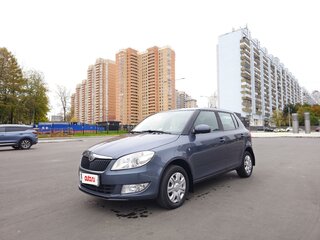2013 Skoda Fabia II Рестайлинг, серый, 670000 рублей, вид 2