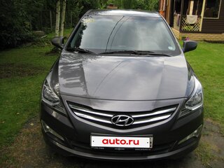 2014 Hyundai Solaris I Рестайлинг, серый, 1130000 рублей, вид 1