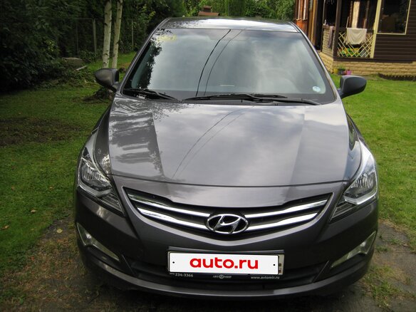 2014 Hyundai Solaris I Рестайлинг, серый, 1130000 рублей