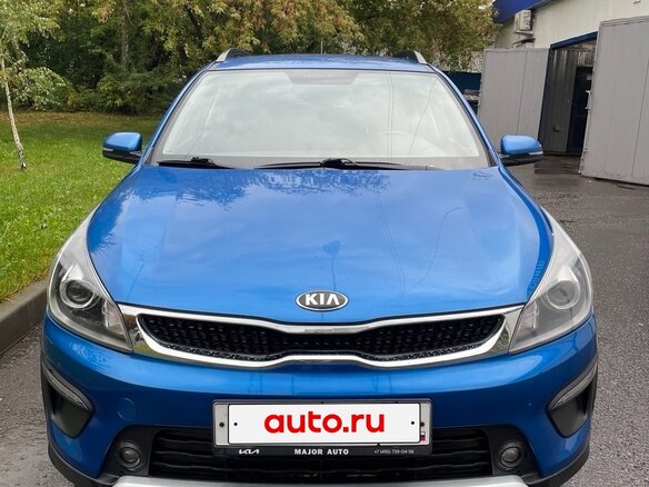 2018 Kia Rio X-Line IV, синий - вид 1