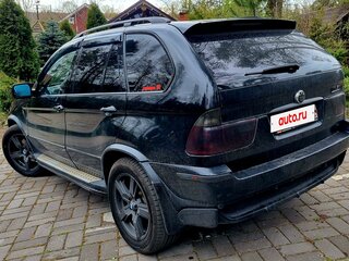 2004 BMW X5 3.0d I (E53) Рестайлинг, чёрный, 1200000 рублей, вид 5