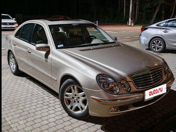 2004 Mercedes-Benz E-Класс 320 III (W211, S211), золотистый, 1299000 рублей