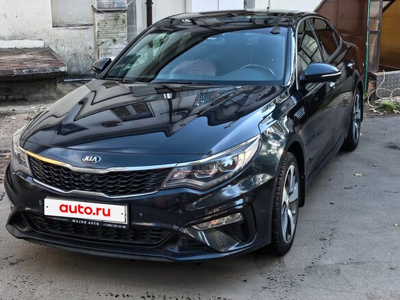 2018 Kia Optima IV Рестайлинг, синий - вид 1