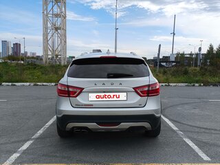 2019 Lada (ВАЗ) Vesta SW Cross I, серебристый, 860000 рублей, вид 4