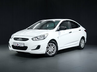 2012 Hyundai Solaris I, белый, 619999 рублей, вид 3
