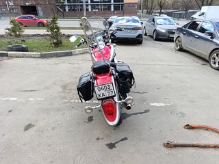 2005 Yamaha XVS650 Drag Star, красный, 536377 рублей, вид 5