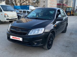 2014 Lada (ВАЗ) Granta I, чёрный, 380000 рублей, вид 1