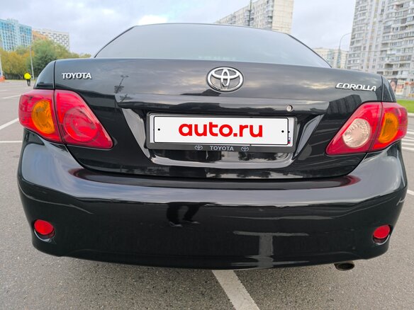 2008 Toyota Corolla X (E140, E150), чёрный, 950000 рублей - вид 9