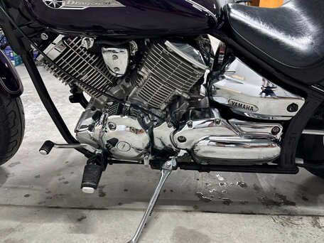 1999 Yamaha XVS1100, фиолетовый, 650000 рублей, вид 4