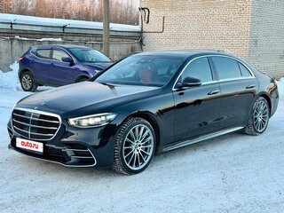 2021 Mercedes-Benz S-Класс 450 Long 4MATIC VII (W223), чёрный, 9900000 рублей, вид 1