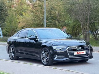 2021 Audi A6 45 TFSI V (C8), чёрный, 2990000 рублей, вид 5