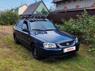 2008 Hyundai Accent ТагАЗ II, синий, 549000 рублей, вид 1