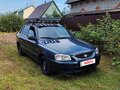 2008 Hyundai Accent ТагАЗ II, синий, 505000 рублей
