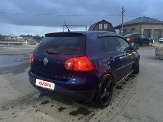 2007 Volkswagen Golf V, синий, 630000 рублей, вид 5