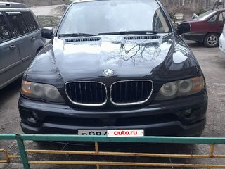 2004 BMW X5 3.0i I (E53) Рестайлинг, чёрный, 1050000 рублей, вид 2