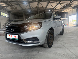 2017 Lada (ВАЗ) Vesta I, серебристый, 580000 рублей, вид 2