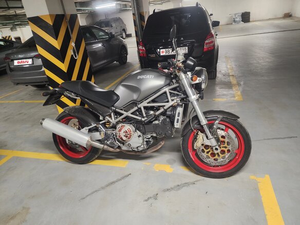 2002 Ducati Monster S4, серый, 400000 рублей