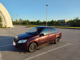 2013 Lada (ВАЗ) Granta I, пурпурный, 440000 рублей, вид 4
