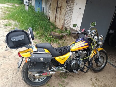 1995 Kawasaki ZL400 Eliminator, жёлтый, 280000 рублей, вид 4