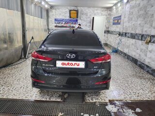 2017 Hyundai Elantra VI (AD), чёрный, 1380000 рублей, вид 2
