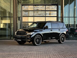 2017 Infiniti QX80 I Рестайлинг 2, чёрный, 3759000 рублей, вид 3