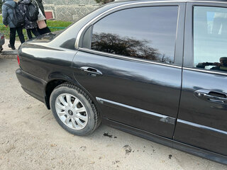 2007 Hyundai Sonata ТагАЗ IV (EF) Рестайлинг, чёрный, 290000 рублей, вид 2