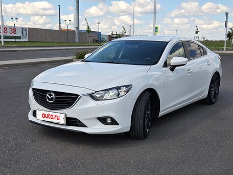 2016 Mazda 6 III (GJ) Рестайлинг, белый, 1610000 рублей, вид 2