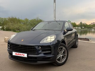 2020 Porsche Macan I Рестайлинг, синий, 4500000 рублей, вид 2
