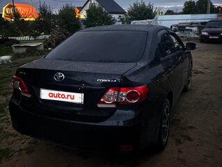 2012 Toyota Corolla X (E140, E150) Рестайлинг, чёрный, 850000 рублей, вид 3
