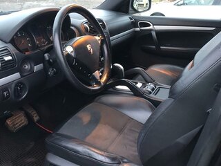 2009 Porsche Cayenne Diesel I Рестайлинг (957), чёрный, 1600000 рублей, вид 2