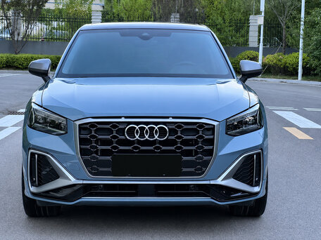 2022 Audi Q2 L 35 TFSI I Рестайлинг, синий, 1995000 рублей, вид 2