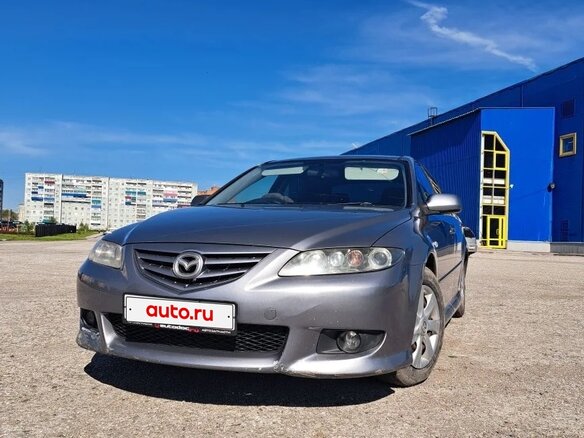 2003 Mazda Atenza I, серый, 575000 рублей - вид 2