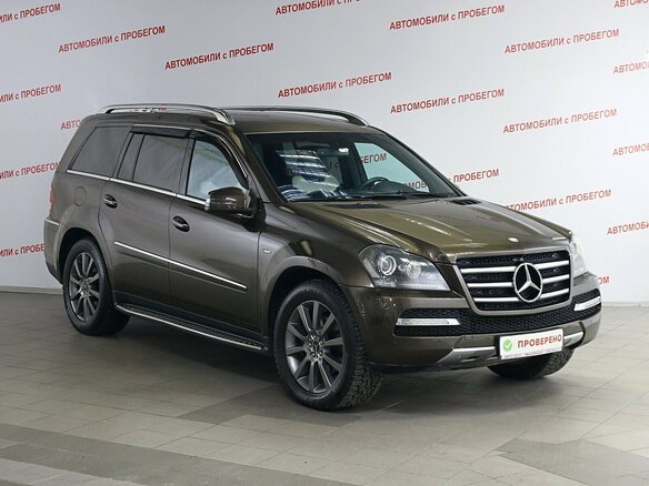 2011 Mercedes-Benz GL-Класс 350 I (X164) Рестайлинг, коричневый, 1980000 рублей - вид 1