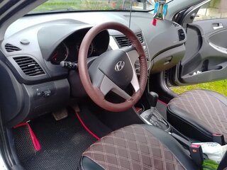 2013 Hyundai Solaris I, коричневый, 865000 рублей, вид 5
