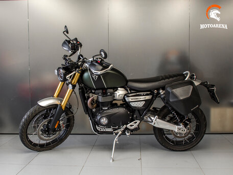 2021 Triumph Scrambler, зелёный, 1501473 рублей, вид 4