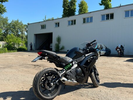 2015 Kawasaki ER-4F (Ninja 400R), чёрный, 450000 рублей, вид 3