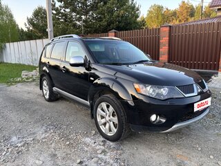 2008 Mitsubishi Outlander II, чёрный, 950000 рублей, вид 3