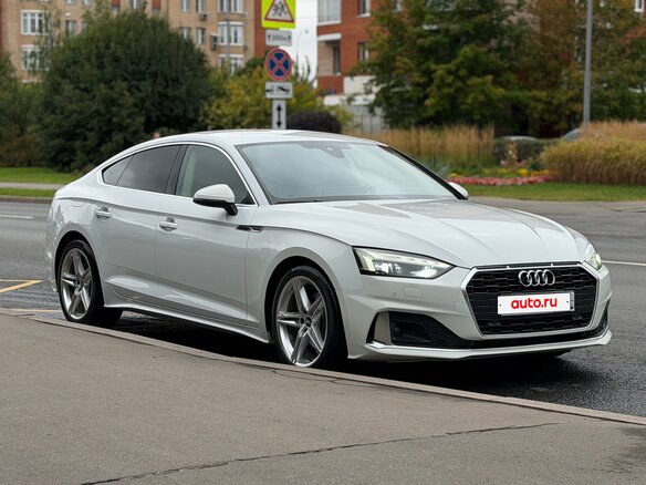 2020 Audi A5 40 TFSI II (F5) Рестайлинг, белый