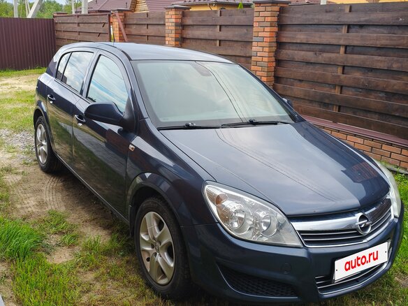 2010 Opel Astra H Рестайлинг, синий, 420000 рублей - вид 1