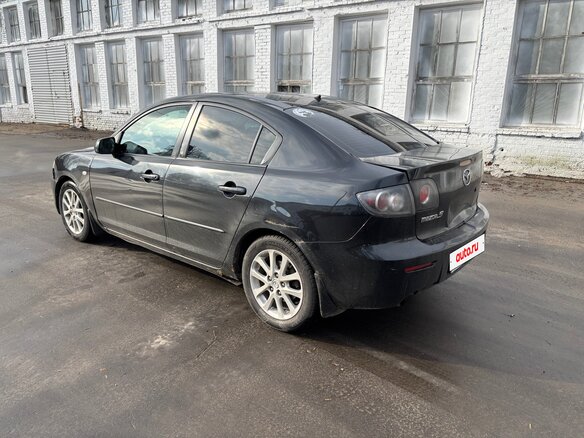 2008 Mazda 3 I (BK) Рестайлинг, чёрный - вид 9