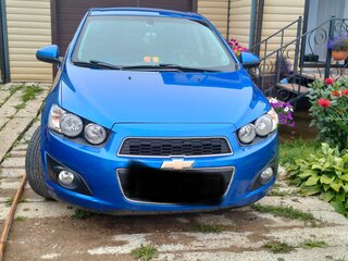 2013 Chevrolet Aveo II, синий, 500000 рублей, вид 1