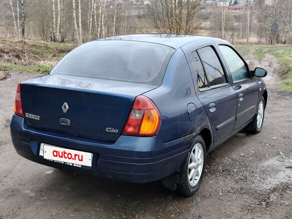 2001 Renault Clio II, синий, 250000 рублей - вид 6
