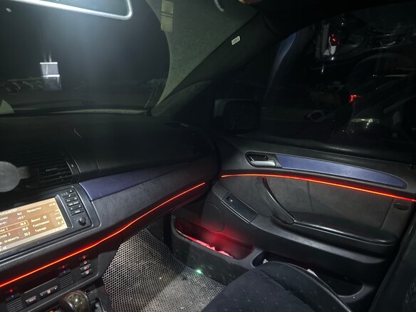 2005 BMW X5 4.8is I (E53) Рестайлинг, синий - вид 12