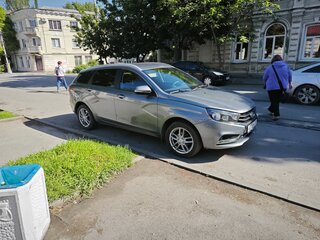 2019 Lada (ВАЗ) Vesta SW I, серый, 985000 рублей, вид 2