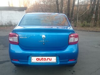 2017 Renault Logan II, голубой, 1100000 рублей, вид 4