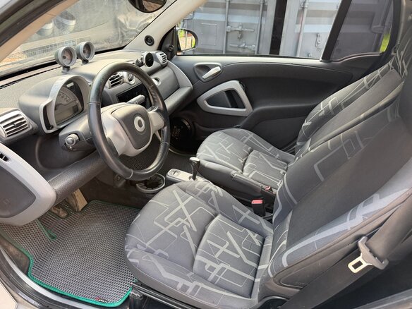 2009 Smart Fortwo II, серебристый, 1100000 рублей - вид 13