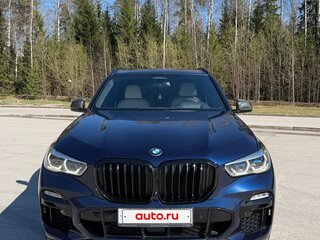 2020 BMW X5 M50d IV (G05/G18), синий, 7090000 рублей, вид 5